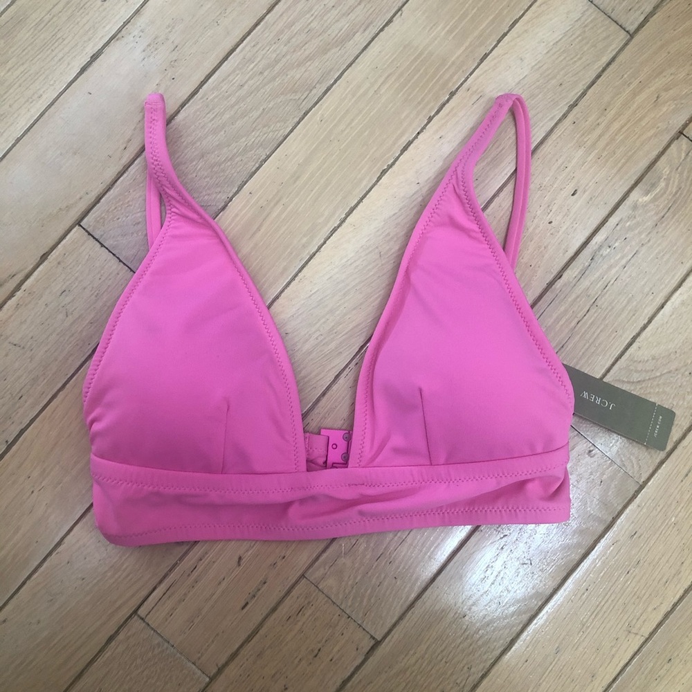 J. Crew Plunge Bikini Top